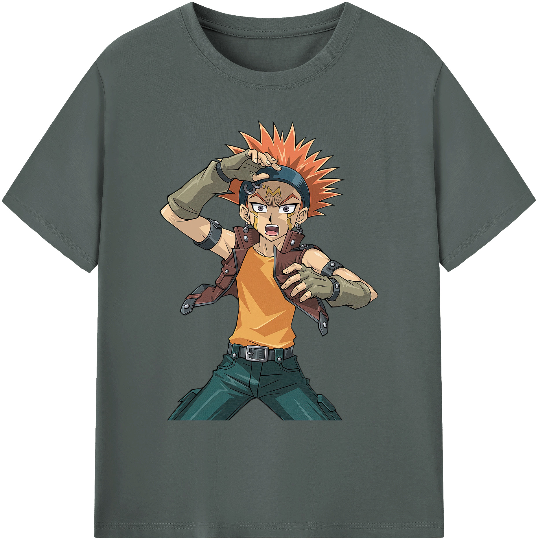 （画像用） 遊☆戯☆王 Yu-Gi-Oh! 綿100％ メンズ半袖Tシャツ｜肌触りやわらか＆通気性